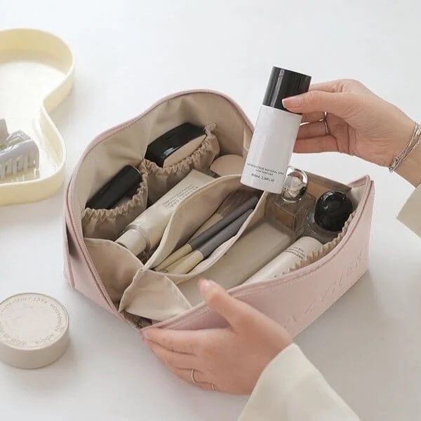 Ampia borsa cosmetica, KOZMETBAG-KONJAK - Image 6