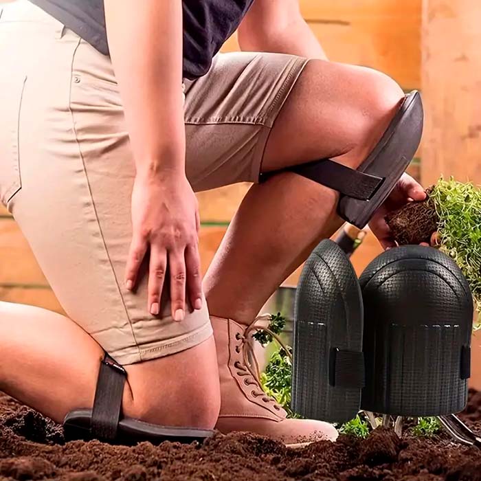 Le ginocchiere sono adatte per una varietà di attività come lavori edili, giardinaggio, pulizie, ecc.