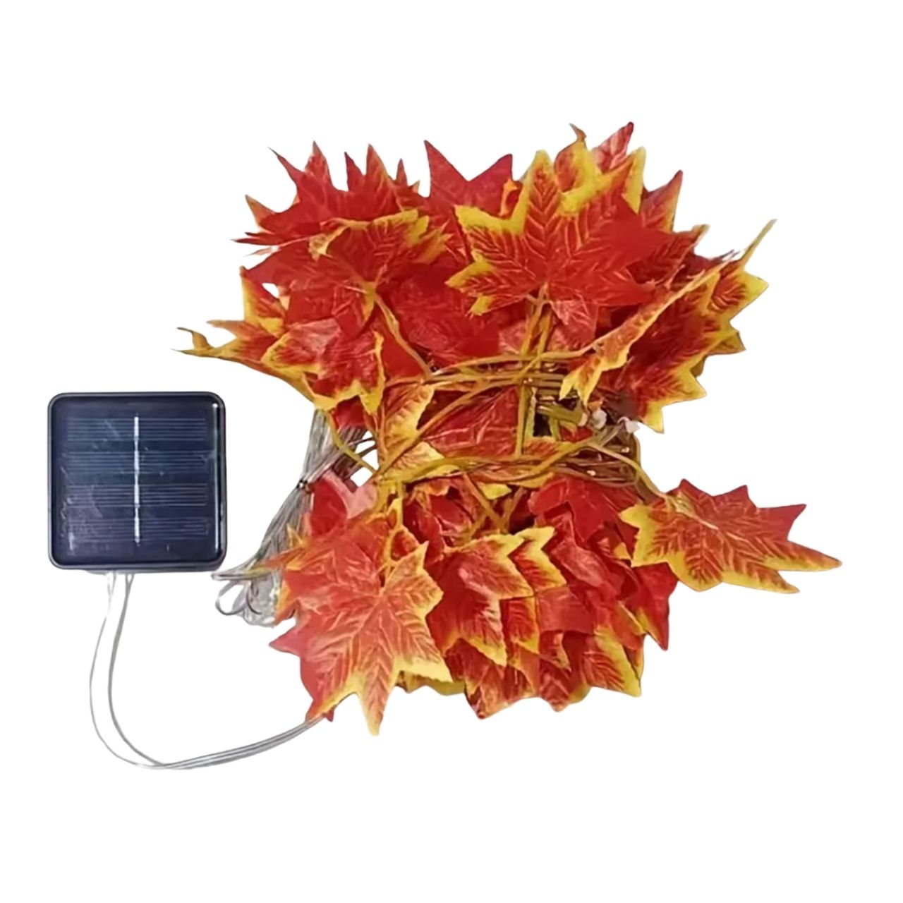Catena luminosa LED solare con foglie autunnali, MapleLeaf - Image 6