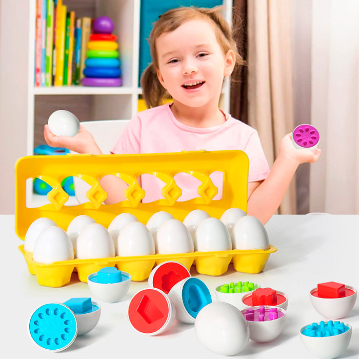 Questo giocattolo educativo è la scelta perfetta per stimolare diverse aree dello sviluppo di un bambino: sviluppo mentale, capacità motorie, pensiero logico, immaginazione spaziale e creatività!