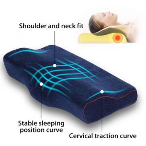 Il rivestimento ipoallergenico del cuscino anatomico è morbido e liscio e fornisce protezione contro gli acari della polvere e l'accumulo di batteri.