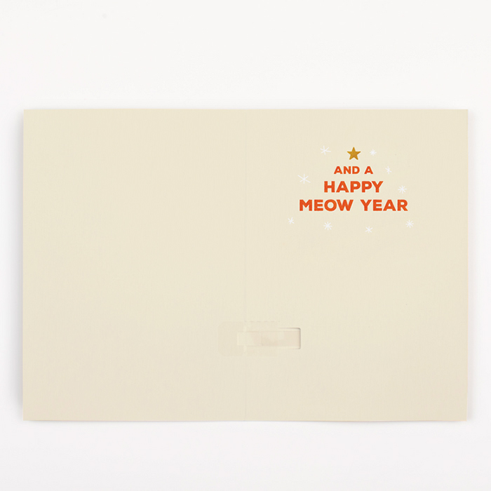 MeowCard, una divertente cartolina di Natale con un gatto - Image 2