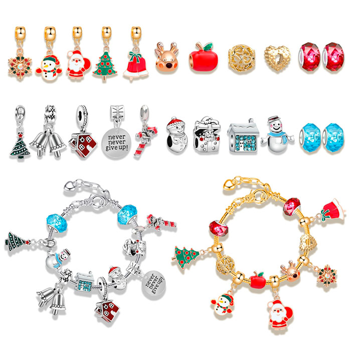 MerryChristmas, calendario dell'avvento con ciondoli per braccialetti - Image 7