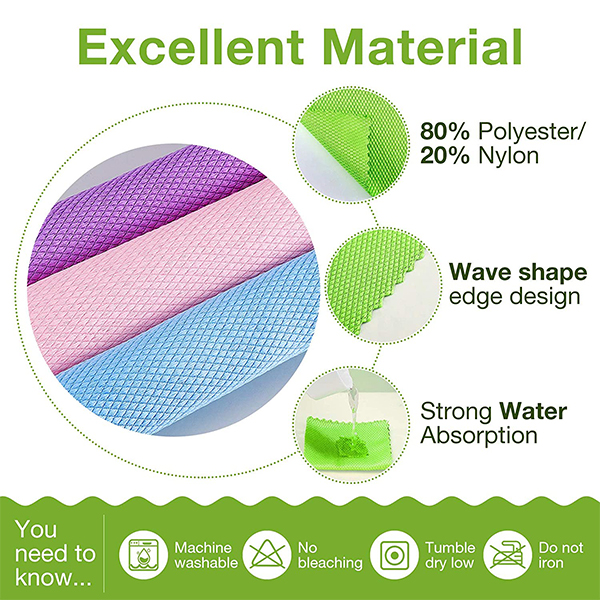 MicrofiberCloth, panno per pulizia multiuso in microfibra (4 pz.) - Image 8