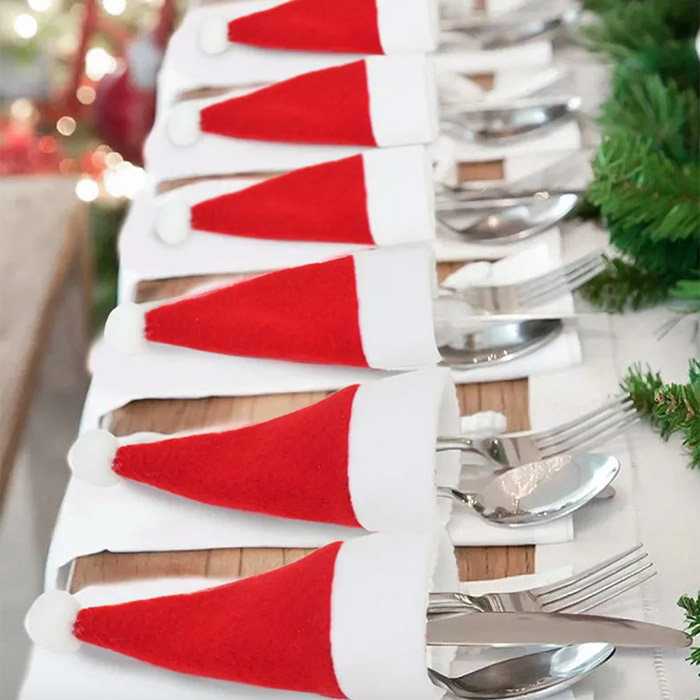 MiniSantaHats, tasca per cappello di Babbo Natale (20 pezzi) - Image 3