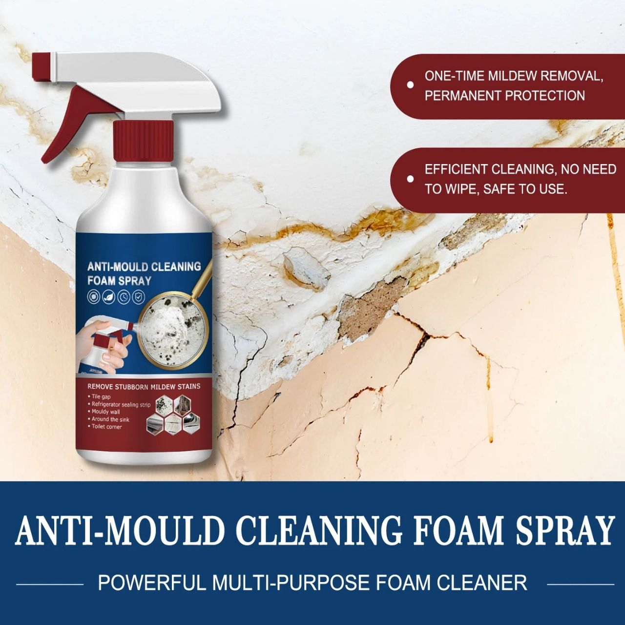 MoldFix, schiuma detergente per rimuovere le macchie di muffa - Image 5
