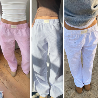 NEWPANT-ROZ-S/M, Pantaloni da donna PINNY casual - Image 2