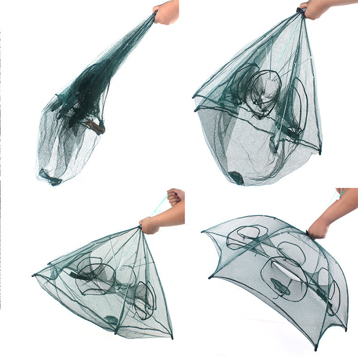 NetFish, una trappola a rete a forma di ombrello per la pesca, per la cattura di pesci e granchi - Image 3