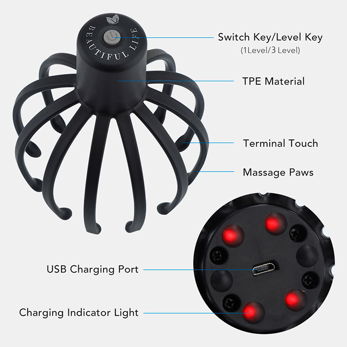 OctopusMassager, massaggiatore per testa - Image 7