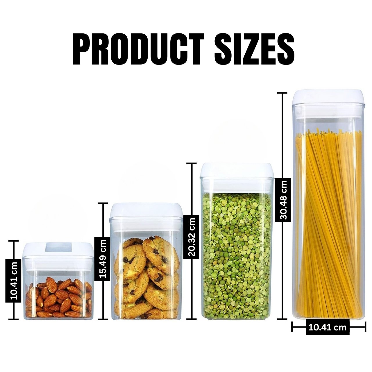 OrgaSet, set da 7 pezzi di contenitori per la conservazione degli alimenti - Image 3
