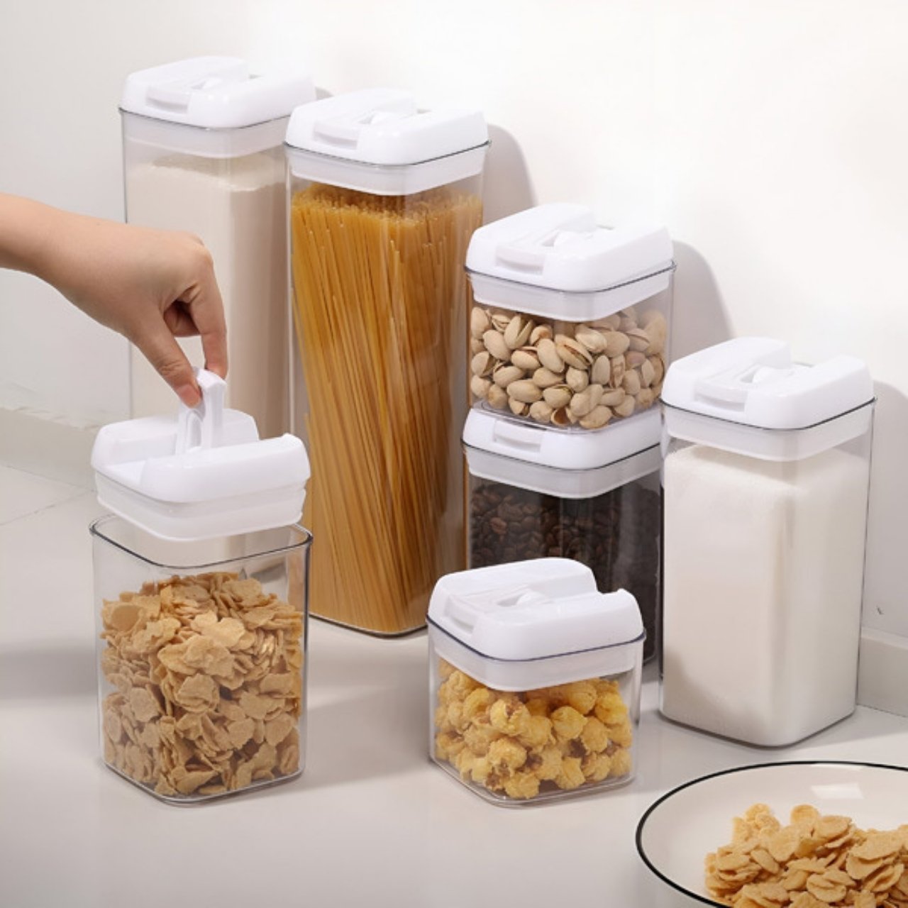 OrgaSet, set da 7 pezzi di contenitori per la conservazione degli alimenti - Image 9