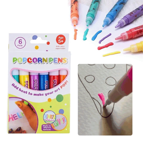 PUFYPEN, Pennarelli Magici 3D (6 Pezzi) - video