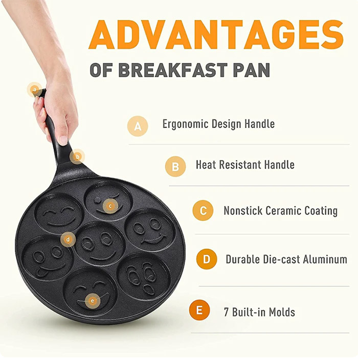 PancakePan, la padella per pancake sorridente - Image 8