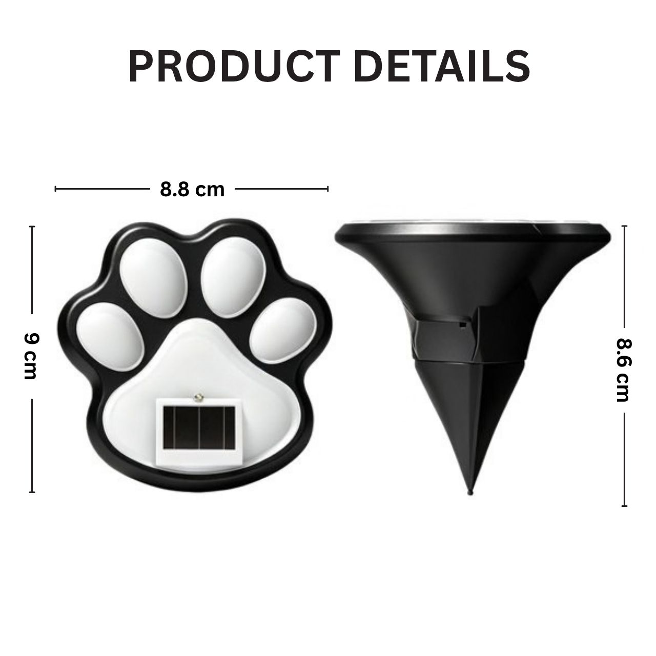 Luci LED solari a forma di zampa, Paws - Image 5