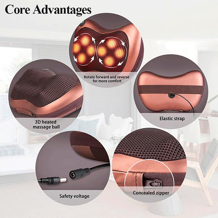 PillowMassager, cuscino massaggiatore per il relax e il massaggio del corpo - Image 3