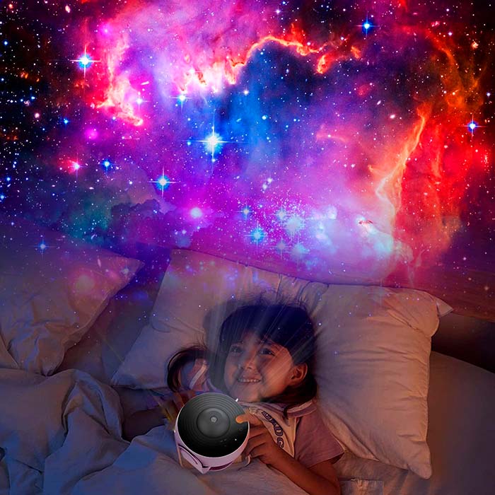 Planetario, un proiettore notturno che mostra 12 diversi tipi di galassie, costellazioni e pianeti - Image 4