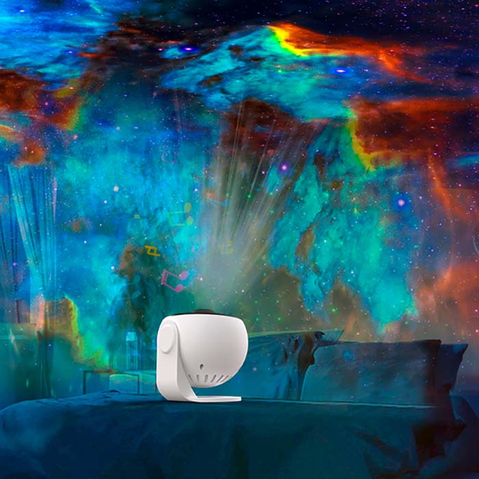 Planetario, un proiettore notturno che mostra 12 diversi tipi di galassie, costellazioni e pianeti - Image 2
