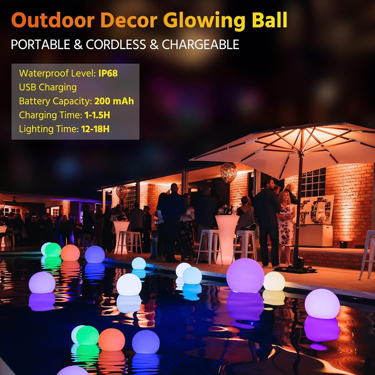 PoolGlowy, luce galleggiante per piscina - Image 4