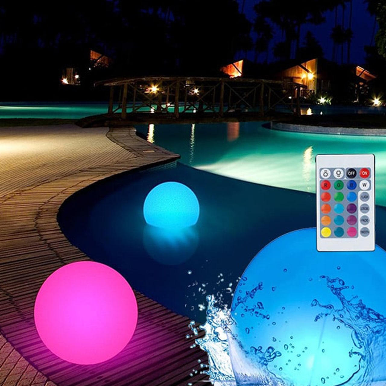 Una luce meravigliosa per illuminare una piscina o altre aree interne ed esterne!