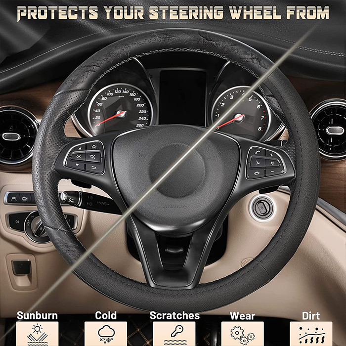 PremiumCover, coprivolante multifunzione in pelle artificiale - Image 3