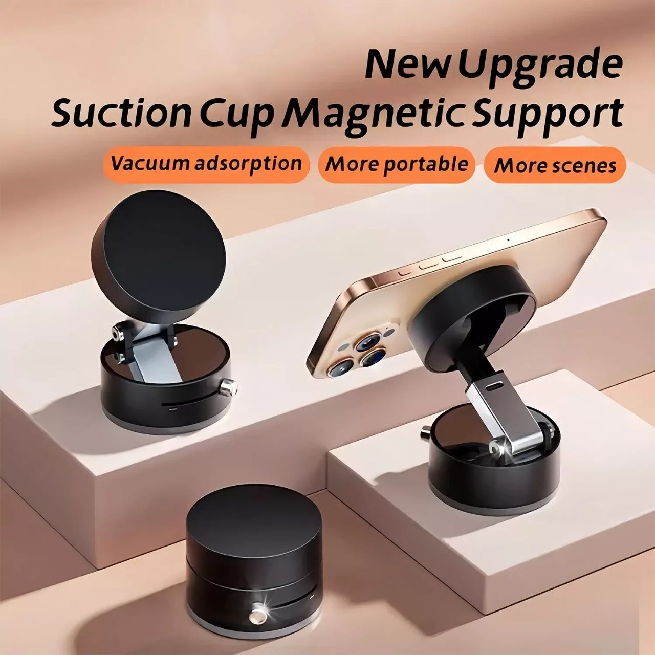 RingMag, supporto magnetico per telefono universalmente regolabile con ventosa a vuoto - Image 4