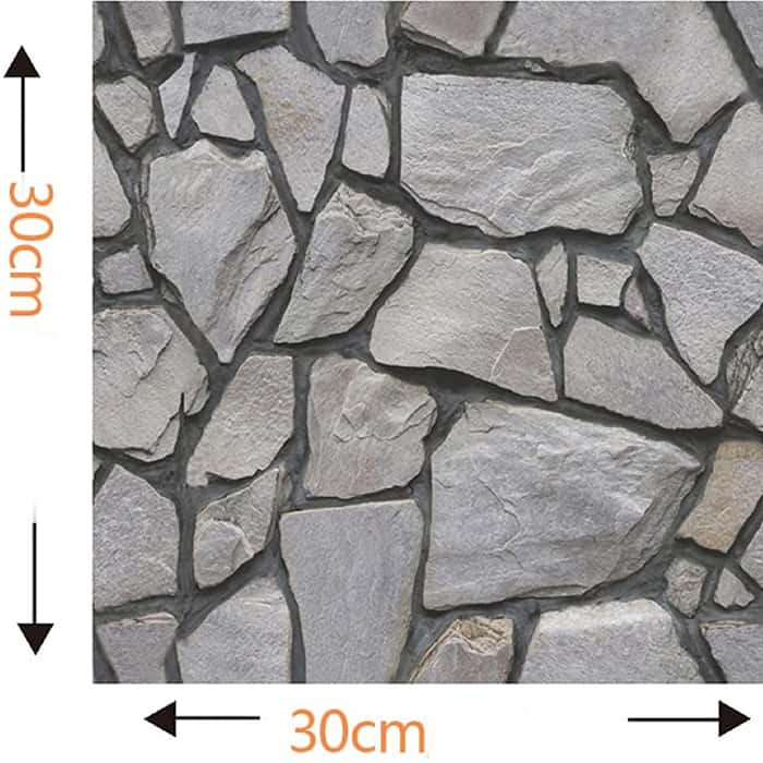 RocksWall, adesivi murali tridimensionali effetto roccia (10 pezzi) - Image 2