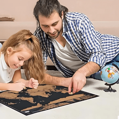 SCHMAP-L, WanderMap – Mappa del mondo graffiata - Image 4