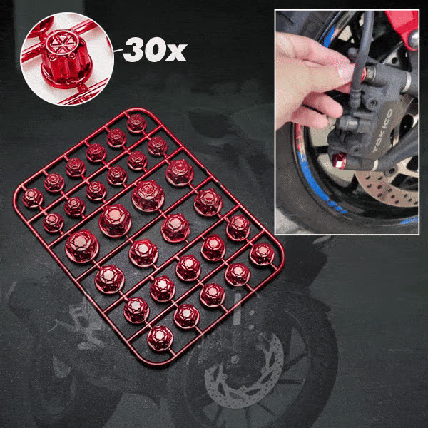 SCREWPAD-TST, Set di coperture decorative per viti dei motori - video