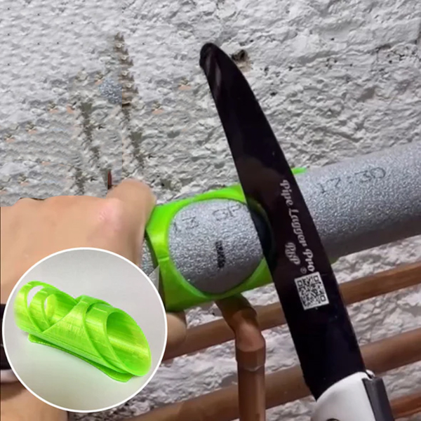SECZEL, Stencil per il taglio preciso dell'isolamento dei tubi (2 pezzi) - Image 7