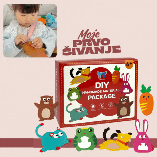 SEWDIY, Set da cucire per bambini – Il mio primo cucito - video