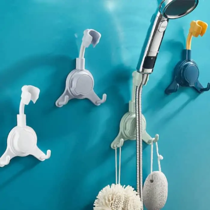 ShowerRack, supporto per soffione doccia con ganci aggiuntivi per appendere - Image 5