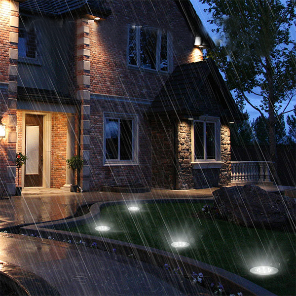 SolarGardenLights, 4 luci LED solari per giardino o vialetto - Image 9