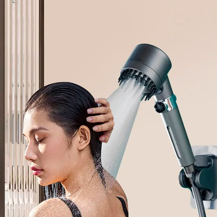 La maniglia della doccia ti consente di filtrare l'acqua più delicata per la tua pelle e i tuoi capelli!