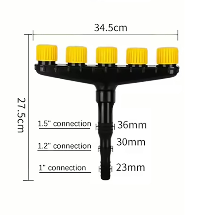 Splitter, Irrigatore da giardino con 5 ugelli - Image 2