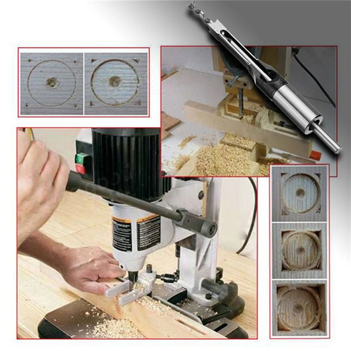 SquareDrill, punte da trapano per legno (4 pezzi) - Image 4