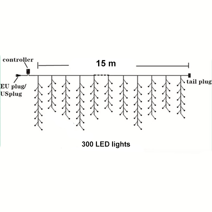 Stringy, catena di luci a LED (15 m) - Image 2