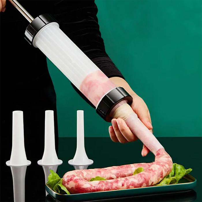 Stuffer, un dispositivo per riempire salsicce, salami e simili alimenti - Image 3