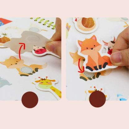 TIHKNJIGA, Libro Montessori interattivo con adesivi - Image 2