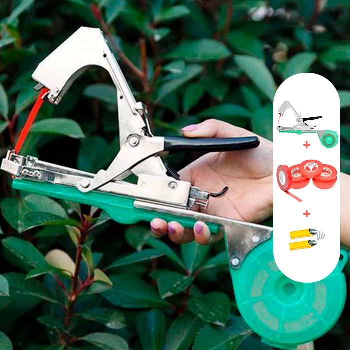 TapeBundle, cucitrice da giardino con cinghie e set di graffette - Image 2
