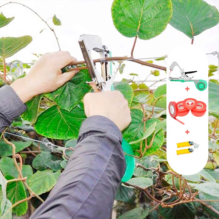 TapeBundle, cucitrice da giardino con cinghie e set di graffette - Image 3