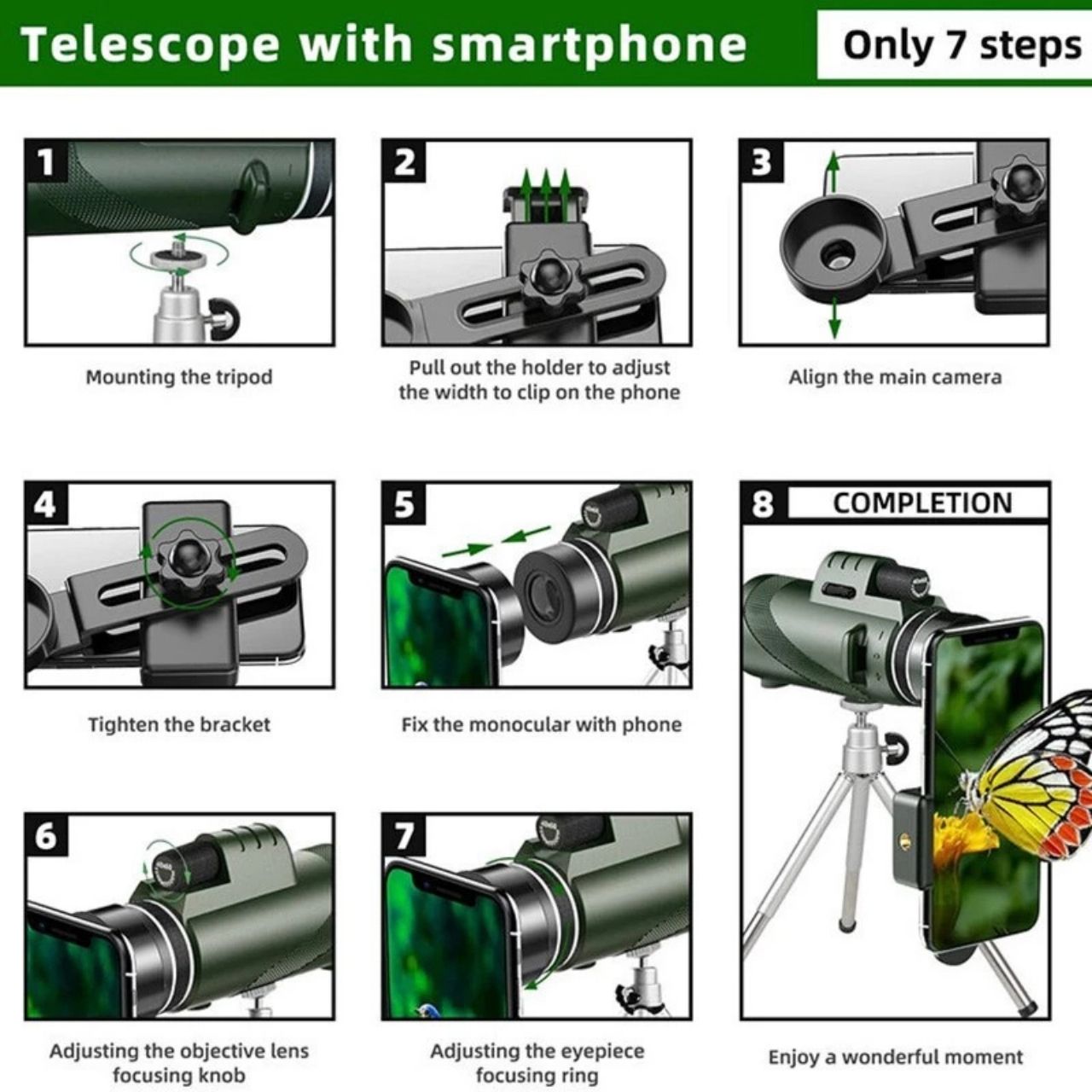 Telescopio, telescopio monoculare per osservazione - Image 5