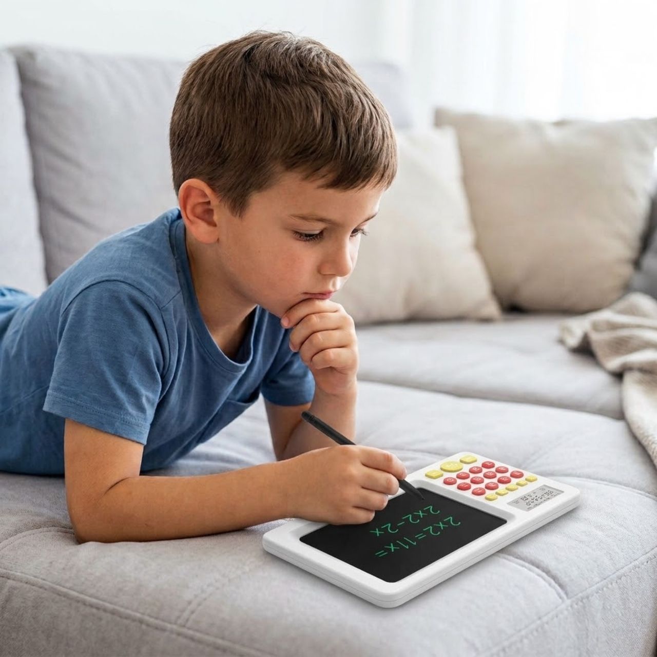 Tablet didattico 2-in-1 con calcolatrice per bambini, TrainMath - Image 8
