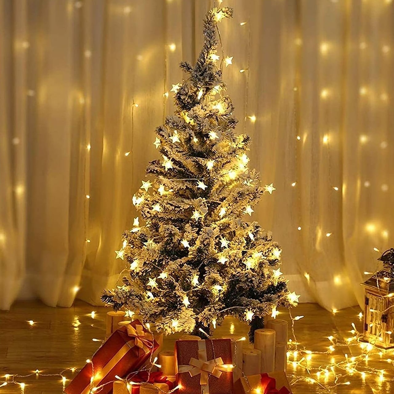 Twinkles, catena luminosa con luci a forma di stella (6 m) - Image 8
