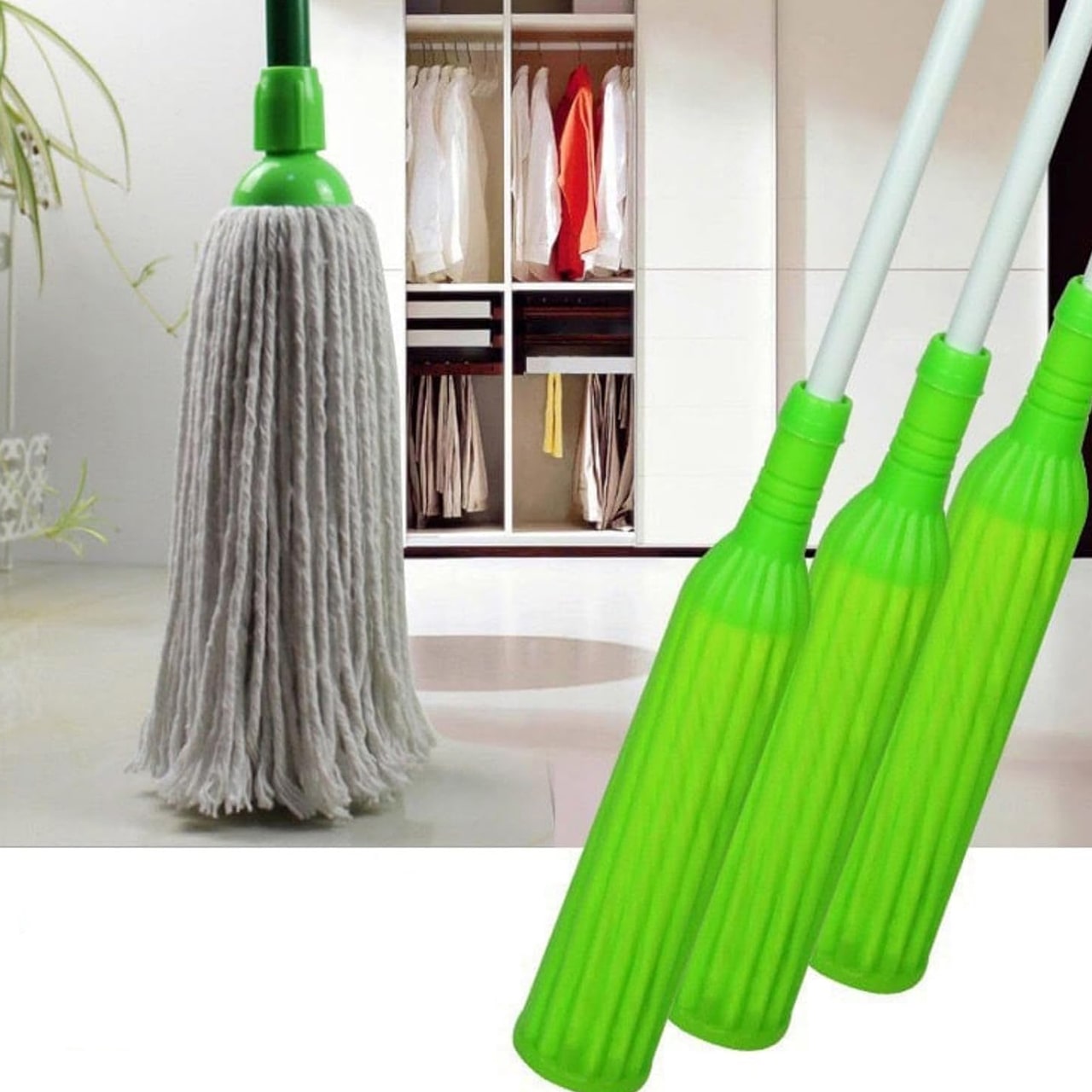 Microfibre per una pulizia approfondita di tutte le superfici.