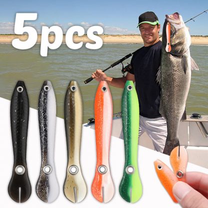 VABA, Esche da pesca realistiche (5 pezzi) - Image 1