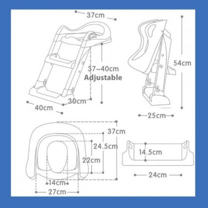 WCSTAIR-TST-PLV, Seggiolino per WC per Bambini con Scala - Image 3
