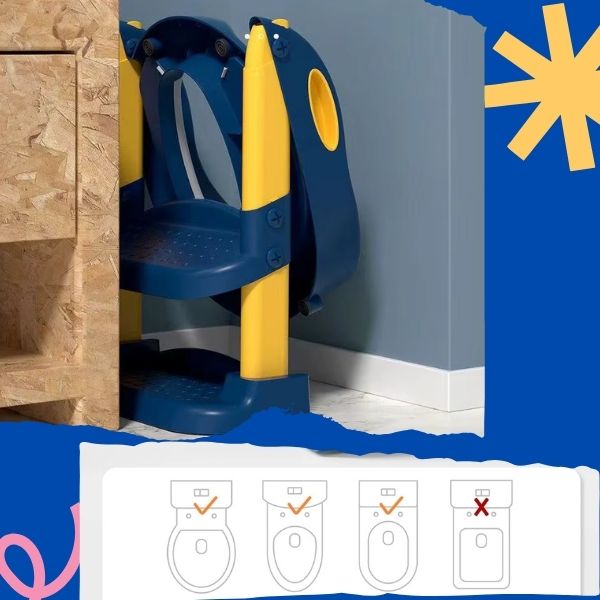WCSTAIR-TST-PLV, Seggiolino per WC per Bambini con Scala - Image 5