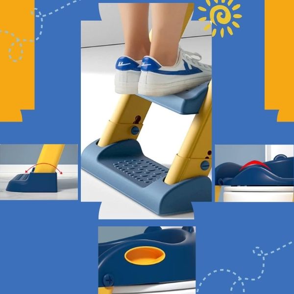 WCSTAIR-TST-PLV, Seggiolino per WC per Bambini con Scala - Image 6