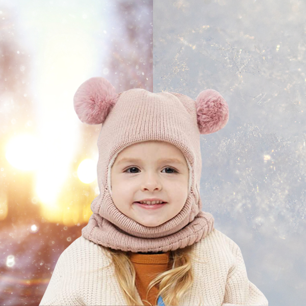 WINHAT-SIV, Cappello morbido con sciarpa per bambini - Image 6