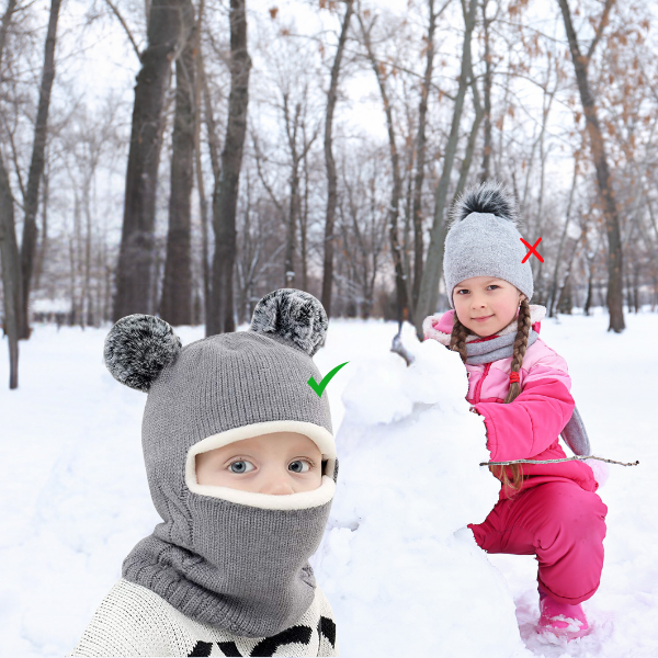 WINHAT-SIV, Cappello morbido con sciarpa per bambini - Image 7